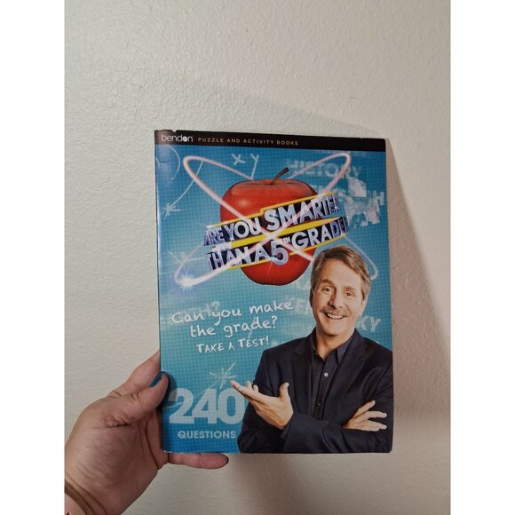New Are You Smarter Than a Fifth Grader Puzzle and Activity Book Paperback - Picture 1 of 3